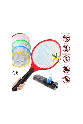Şarjlı Sinek Raketi Sivrisinek Karasinek Öldürücü Elektrikli Sineklik Aleti