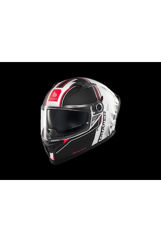 Mt Helmets Braker Sv Charm A1 Mat Beyaz - Siyah