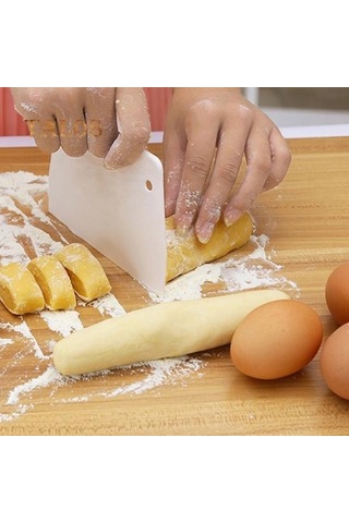 Jms Popüler Pasta Hamur Kazıyıcı Kesici Plastik Pişirme Kek Dekorasyon
