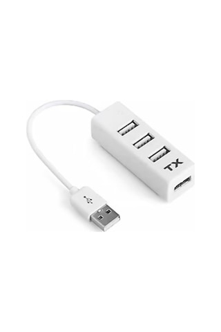 Tx Acusb24 4port Usb Çoklayıcı 2.0 Hub Beyaz 480mbps
