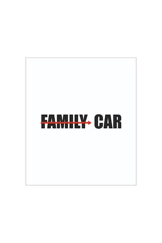 Aile Arabası Sticker