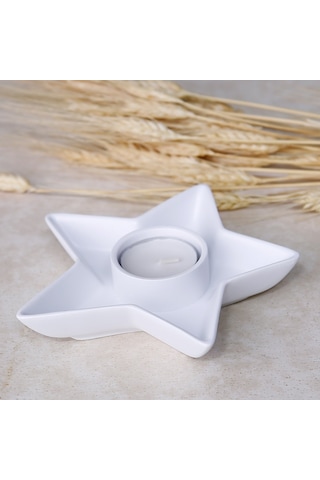 Evora Tealight Mumluk Beyaz