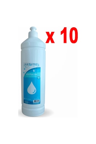 Naturel Distile Su Saf Su 1 Lt - 10 Adet