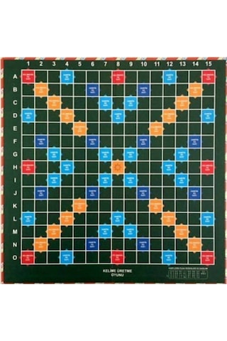 Kelime Üretme Oyunu Yerli Üretim Türkçe Scrabble Kelime Avı Yeni