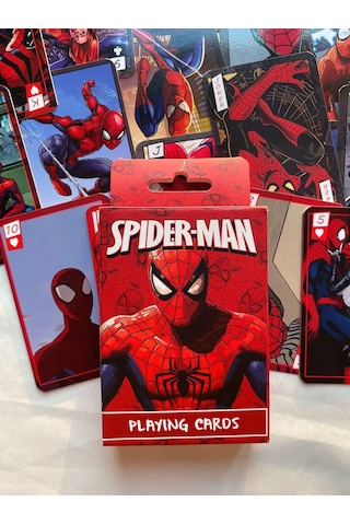 Spıderman Iskambil Kağıdı Yüksek Baskı Kalitesinde Koleksiyon Ürünü 52 Deste