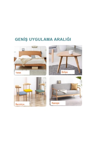Pvc Sandalye Profil Ayak Pabucu Sessiz Yumuşak - S / Siyah Siyah