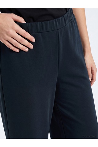 Lcwaıkıkı Basic Lacivert Beli Lastikli Soft Touch Kadın Kapri