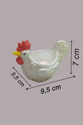 Horoz Yumurtalık Dekoratif Obje - 5 Adet