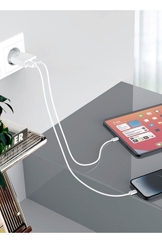 30w Gan Süper İnce Hızlı Şarj Adaptörü 1xusb 1xtype-c Pd 30
