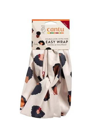 Cantu Easy Wrap Saç Bandanası Kaymaz Tasarım Krem