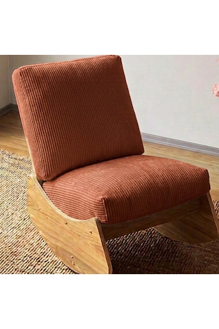 Comfort Sallanır Koltuk Tv Koltuğu Sallanan Berjer Sandalye Kiremit