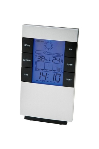 Fortunelane Abs Malzeme Led Hava Durumu Takvimli Saat, 2 Aaa Pil İle Çalışır, Takvimli Özellikli