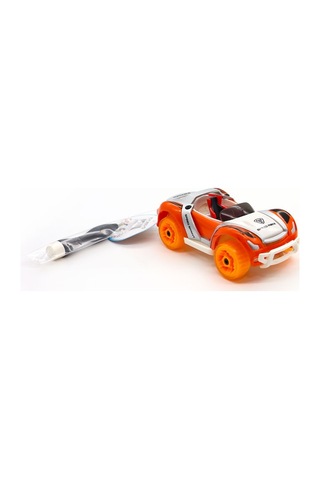 Die Cast Yarış Arabası Turuncu Beyaz