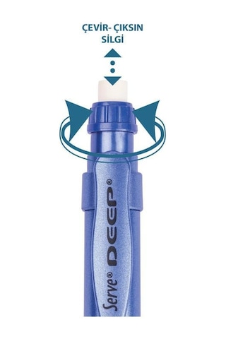 Serve Deep Mekanik Uçlu Kalem 0.7 Mm Metalik Kristal Violet