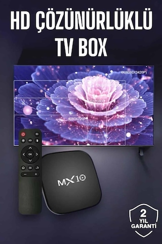 Tek Tv Box Android Uyumlu 4 Çekirdekli Wifi Bağlantılı 4k Najmaddin