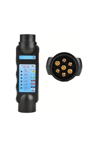 Elmpaly Avrupa Römork Test Cihazı Fişi 12v 7 Pin Rv Bağlantı Fişi
