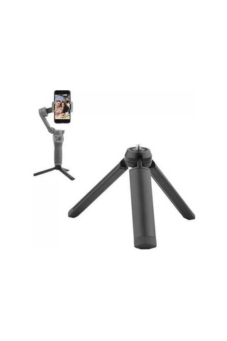 Createtech Alüminyum Montaj Tripod, Kaymaz Silikon Ped, Osmo Mobile 3 Tornavida Sabitleyici