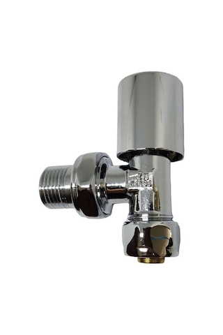 Kas 16X1/2 Pex Krom Köşe Radyatör Vanası - Krom Havlupan Vanası