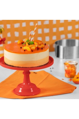 Ayarlanabilir Paslanmaz Çelik Yuvarlak Pasta Çemberi Ø15 30 Cm 9 Cm Yükseklik Diğer