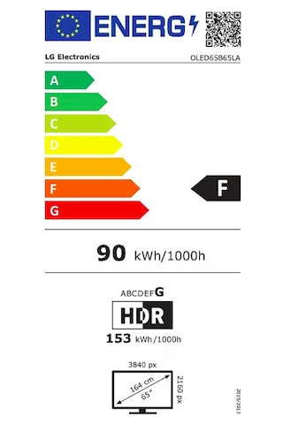LG OLED65B65LA 4K Ultra HD 65" 165 Ekran Uydu Alıcılı WebOS Smart OLED TV