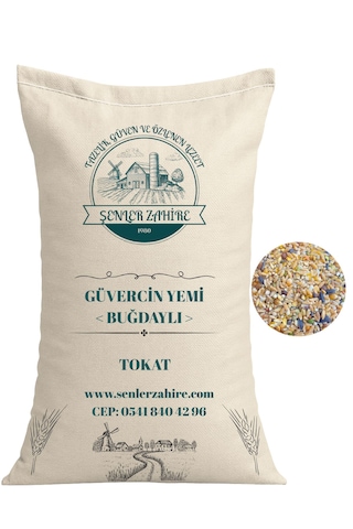 Doğal Güvercin Yemi Buğdaylı Karışım 25 Kg