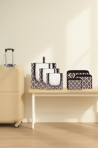 6'lı Bej Valiz Düzenleyici I Bavul Içi Organizer Set I Seyahat Hurcu Xxxxx Bej