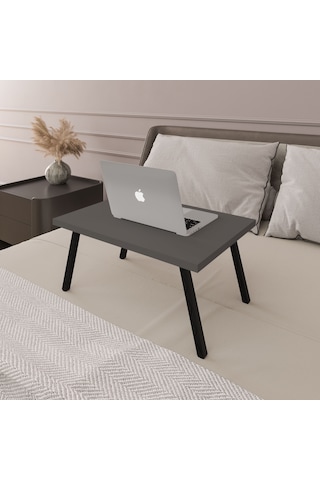 Katlanır Laptop Seyyar Çalışma Masası-laptopmasa01-antrasit
