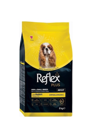 Reflex Plus Tavşan Etli Mini Ve Küçük Irk Yetişkin Köpek Maması 8 KG