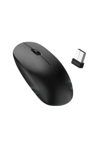 Siyah Kablosuz Mouse Wireless Mouse Minimal Tasarım - Diğer