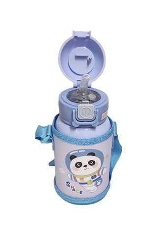 Akıllıelma-taros Cute Mavi Animals Çelik Matara 500 Ml Mavi
