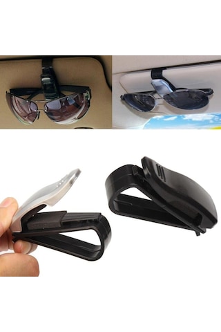 Oto Araç Içi Mandallı Gözlük Tutucu Tutacağı Gözlük Klipsi Tek (455327495)