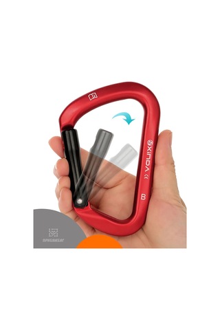 Xinda Xinda D-şekilli Klipsli Tokasız Karabina, 25 Kn 318217579