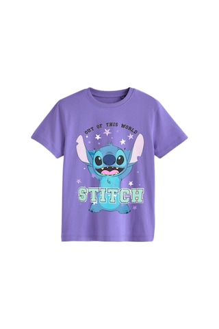 Sea Bubbles Stitch Kız Çocuk Tişört Lila