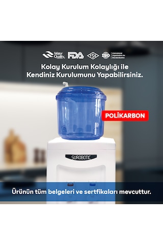 Surobotic Smart 10 Litre Hazneli Sebil Aparatı - 10 Metre Hortum