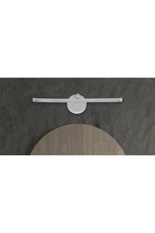 Resim Ayna Aplik 40 cm. Günışığı Beyaz