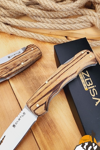 Zeytin Sap Kamp Çakısı Outdoor Piknik Çakısı Bahçe Çakısı Çkx-726 Çok Renkli