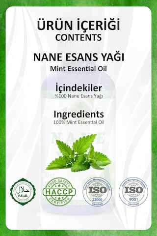 Nane Yağı Mint Essential Oil 20 Ml.