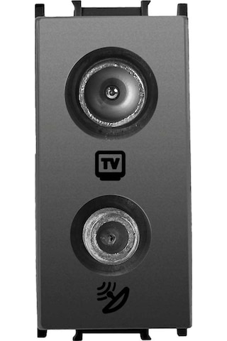 Viko Panasonic Thea Modüler Füme 1M Uydu Prizi Sat-Tv Sonlu Mekan Viko Panasonic Thea Modüler Füme 1M Uydu Prizi Sat-Tv Sonlu Mekan