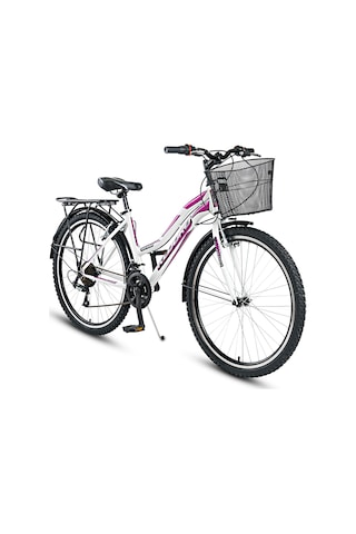 Kldoro KD-124 Bagajlı 24" Jant 21 Vites Kadın Dağ Bisikleti