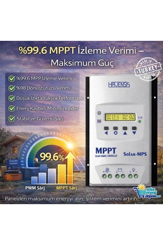 Havanesis Solar-40amps 12/24v 40a Mppt Şarj Kontrol Cihazı S40amps