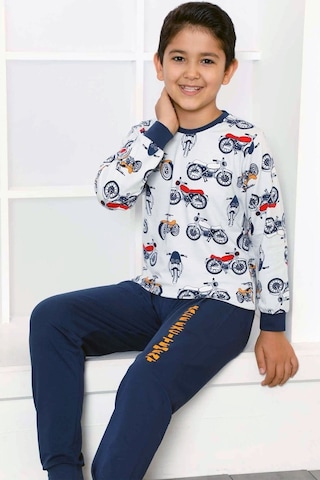 Alimer Erkek Çocuk Uzun Kollu Pijama Takımı Edy5160Uk-I