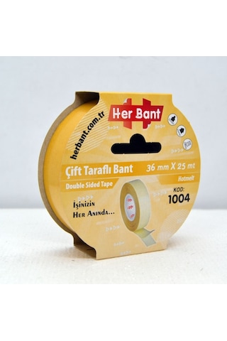 36mmx25mt Çift Taraflı Band Slim İnce Bant Pp-hotmelt Yüksek Kalite
