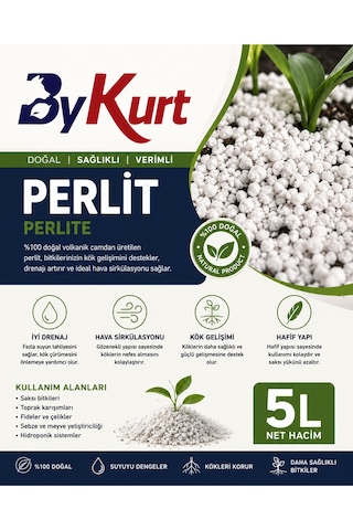 Tarım Perliti Çiçek Toprağı Karışımı 5 Litre Toprak Perliti 10 L