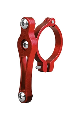 Fosenze Alüminyum Bisiklet Su Şişesi Tutucu Adaptörü - Ayarlanabilir, Sağlam Tutuş, Tek Vida İle Montaj, Kırmızı