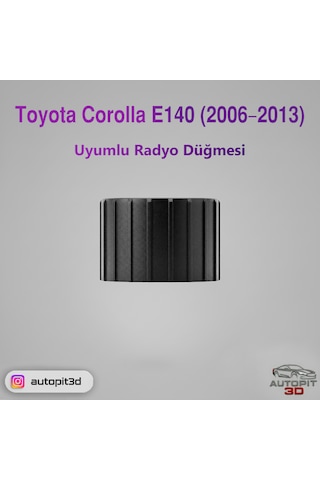 Toyota Corolla E140 2006 2013 Uyumlu Radyo Düğmesi