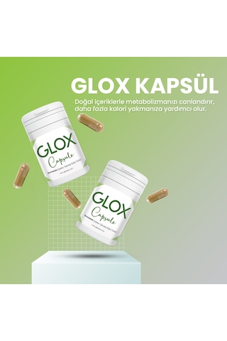 Glox Capsule Güçlendirilmiş Etki 60 Günlük Kullanım 2 Kutu