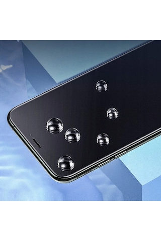 Baseus 0.25Mm Apple Uyumlu iPhone 11-Xr 3D Curved Full Anti Blue Ekran Koruyu Siyah
