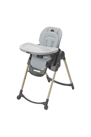 Maxi-Cosi Minla 6'sı Bir Arada  Ahşap Görünümlü Mama Sandalyesi Beyond Grey Eco