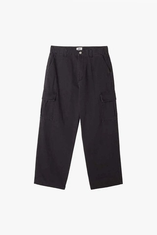 Obey Bigwig Cargo Denim Pant: %100 Pamuk, Rahat Kesim Ve Pratik Ceplerle Şıklık Siyah