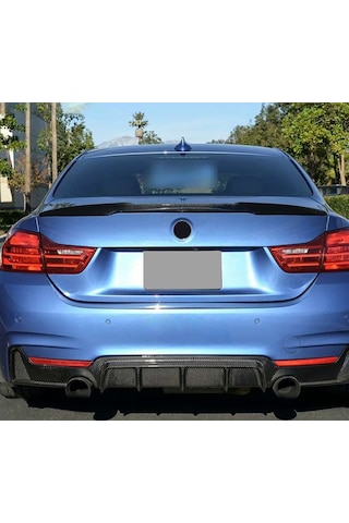 Bmw F32 Coupe M4 Bagaj Üstü Spoiler Parlak Siyah Spoyler Plastik İthal